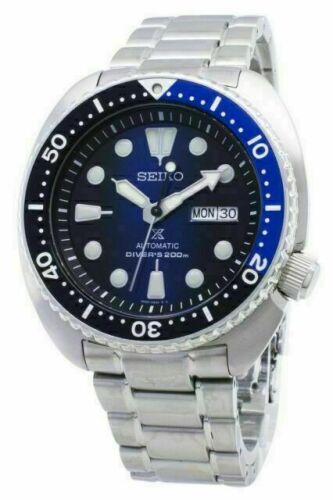 Seiko Prospex New Turtle SRPC25 Blue Dial Stainless Steel Divers Automatic Watch