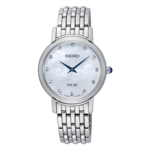 Seiko SUP397P-9 Ladies Diamond Solar Watch