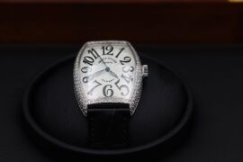 Franck Muller Diamond Bezel White Gold Curvex Sunset of Complications Automatic 32 mm Watch SC5850 - 3