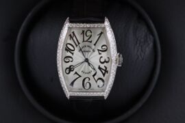 Franck Muller Diamond Bezel White Gold Curvex Sunset of Complications Automatic 32 mm Watch SC5850 - 4