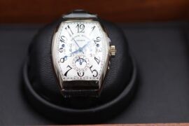 Franck Muller Cintree Curvex Master Banker Three Time Zones White Gold 39mm Automatic Watch 8880 MB L DT - 11