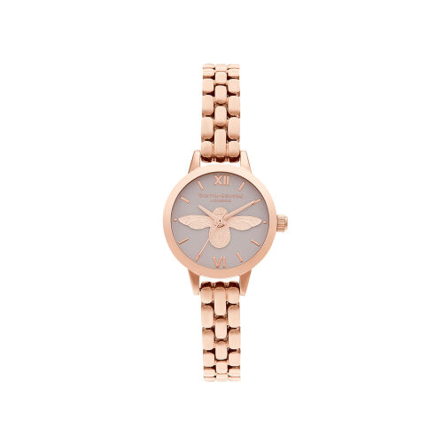 Olivia Burton Mini Dial Rose Gold Bracelet Women's Watch (Ob16Mc53)