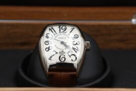 Franck Muller Cintrée Curvex White Gold & Alligator Strap Automatic Watch 8880SCDT0G - 2