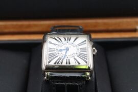 Franck Muller Master Square White Dial Black Hands 30mm Quartz Watch 6002lqz 0g - 10