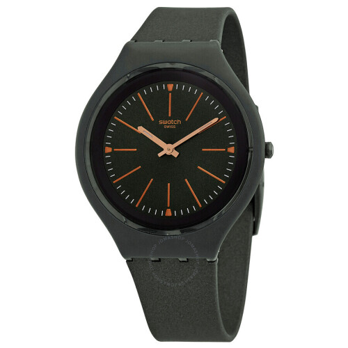 Swatch Skincappero Green Dial Green Silicone Unisex Watch SVUG100