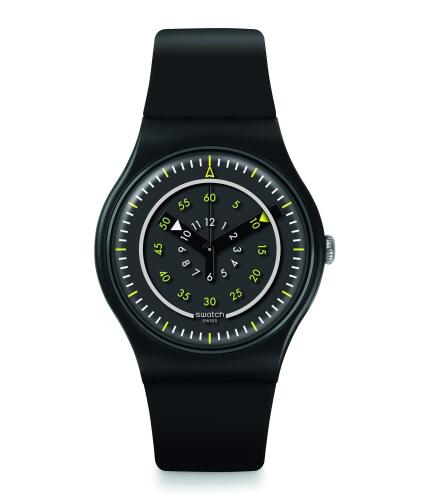 Swatch SUOB157 Piu Nero Men's Quartz Watch