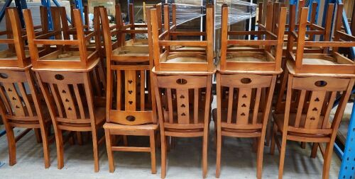 30 x Timber Dining Chairs