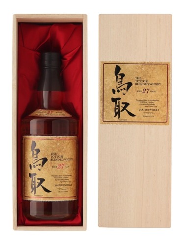 Tottori Blended Whisky 27 years old with gift box 50% 700ml