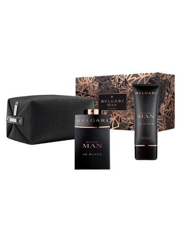 Bvlgari Man in Black Set cont.: Man In Black Eau de Parfum 100 ml (GH 1093041) + After Shave Balm 100 ml + Pouch (One Sh 1 PC