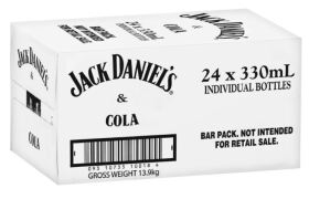 Jack Daniel's Tennessee Whiskey & Cola Bottle 330mL ( CARTONS OF 24 BOTTLES) - 2