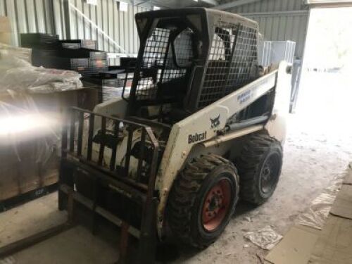 Bobcat Skid Steer Wheeled Loader, Model: 763, Build date: 2002, Hours: 4401