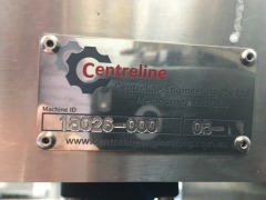 **SOLD** 2005 Centreline SS Conveyor, approx 900 x 150mm W, Serial No: 18026-000 - 5