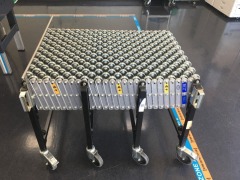 Best-Flex Concertina roller conveyor, 600mm wide *RESERVE MET*