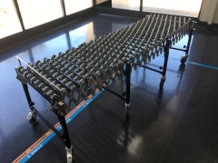 Best-Flex Concertina roller conveyor, 600mm wide *RESERVE MET* - 2
