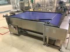 2006 PackService PS161 Tube Tray Unloader/Accumulation Table