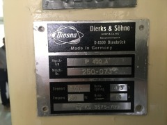 Dierks & Sohne Diosna P400 A High Shear Mixer/Granulator - 9