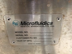 ** SOLD ** 2009 Microfluidics M-110EH-30 Microfluidizer Skid - 7