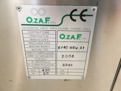2006 O.Z.A.F Cleated Belt Conveyor Elevator - 4