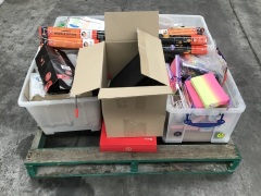 Bulk pallet of mixed stationary, pens, posters, pencil cases, markers ect - 3