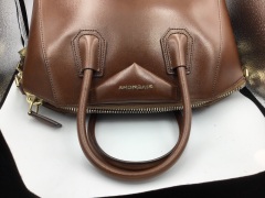 Givenchy Brown Shiny Lord Small Antigona Top Handle Bag - 4