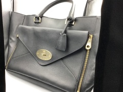 Mulberry Black Calfskin Willow Tote - 2