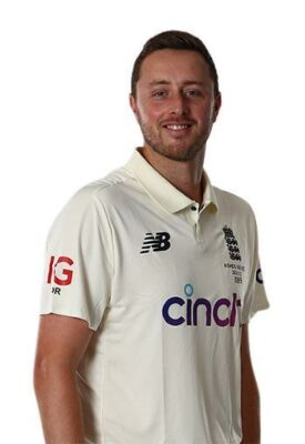 Ollie Robinson England Team Signed Pink Baggy