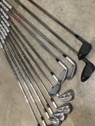 Quantity of 11 x JPX 921 Golf Clubs comprising; No. 6 Fairway Wood, No. 5 Fairway Wood, G, P, S, 9, 8, 7, 6, 5, 4 Irons, RH - 3