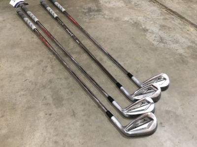 Quantity of 4 x JPX 921 Golf Irons, P, 9, 8, 7, RH