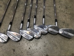 Quantity of 7 x Callaway Apex Pro Tungsten Golf Irons, P, 9, 8, 7, 6, 5, 4, RH - 3