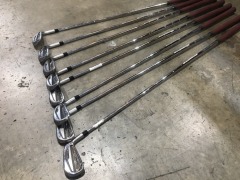 Quantity of 8 x Titleist T100 Golf Irons, RH, P, 9, 8, 7, 6, 5, 4, 3 - 2
