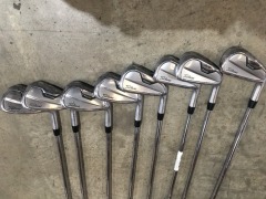 Quantity of 8 x Titleist T200 Golf Irons 48", P, 9, 8, 7, 6, 5, 4, RH - 3