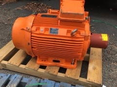 WEG Industrial Size Orange Motor. Please refer to images of item. - 5