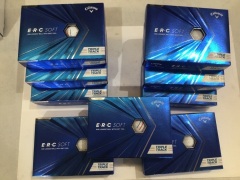 Box of 9 x 12 pack of Callaway ERC Soft 21 golf balls RRP $59