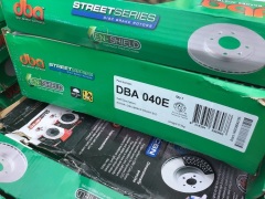 Box of various sizes Street Series disc break rotors. Please refer to images of item. - 8