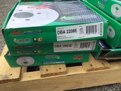 Box of various sizes Street Series disc break rotors. Please refer to images of item. - 9