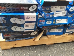 Box of Street Series disc brake rotors and Hella Pagid brake systems. Please refer to images of items. - 6