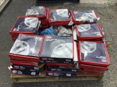 Box of various sizes IBS disc brake rotor. Please refer to images of items.