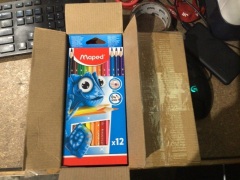 2x 12 Packs of 12 Pencils in one box (Maped Pulse Coloured Pencil 0 Wood) 12022 - 2