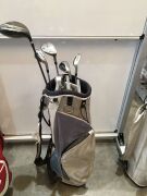 Hire Clubs (Used), Driver, 3 Wood, 7, 9, S Irons, Putter & Bag (Damaged) - 2