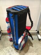 Ogio Woode Hybrid Stand Bag, Red, White & Blue - 2