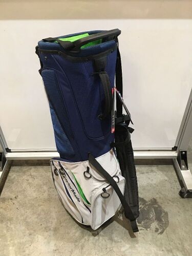 TaylorMade TM19 Flextech Stand Golf Bag, Blue/Grey