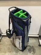 TaylorMade TM19 Flextech Stand Golf Bag, Blue/Grey - 2