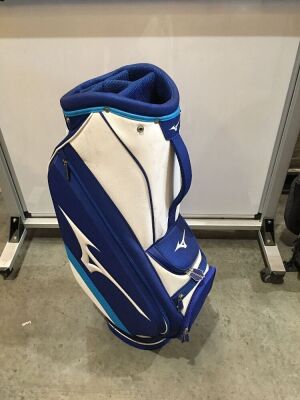 Mizuno Tour Cart Bag, Blue/White