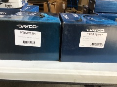 Box of Dayco timing belts and 2x Motorgear water pumps. Please refer to images of items - 4