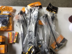 Box of steering and suspension, sensors, spark plugs, belts etc. Please refer to images of items. - 5