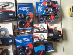 Box of miscellaneous car parts - Bearings and power steering pump. Please refer to images of items. - 2