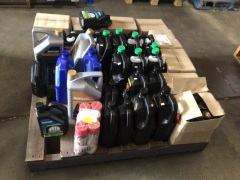 Bulk pallet of 8 boxes of 12 brake cleaner, multiple 5L bottles of various Penrith oils. Please refer to the images of the items. - 2