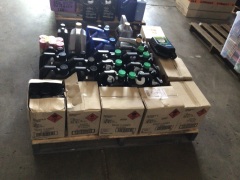 Bulk pallet of 8 boxes of 12 brake cleaner, multiple 5L bottles of various Penrith oils. Please refer to the images of the items. - 3
