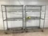 Quantity of 2 Mobile Stock Racks