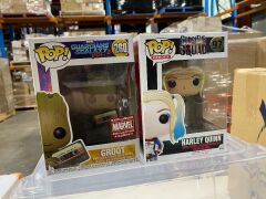 Pop Figurines - Guardians of the Galaxy Vol 2 Groot and Suicide Squad Harley Quinn - 2